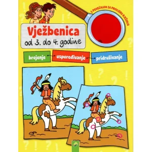 Vježbenica od 3. do 4. godine, brojanje, uspoređivanje, pridruživanje