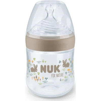 NUK for Nature bočica sa indikatorom temperature PP, 150 ml, bež