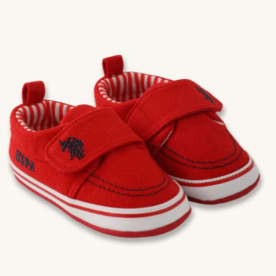 Us Polo Assn nehodajuće cipelice za bebe, crveni