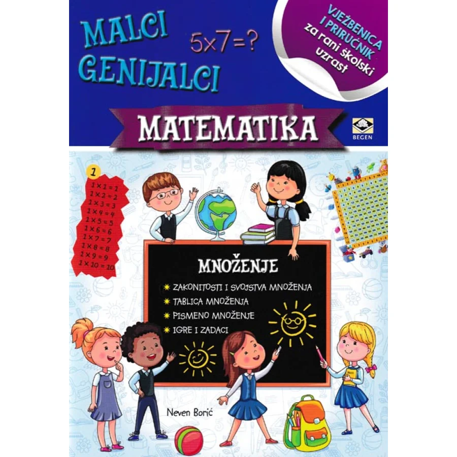 Malci genijalci, matematika, množenje