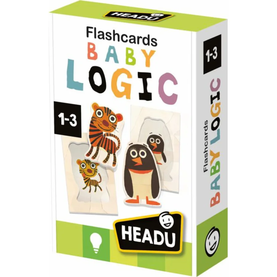 HEADU Montessori taktilne kartice, Baby Logic