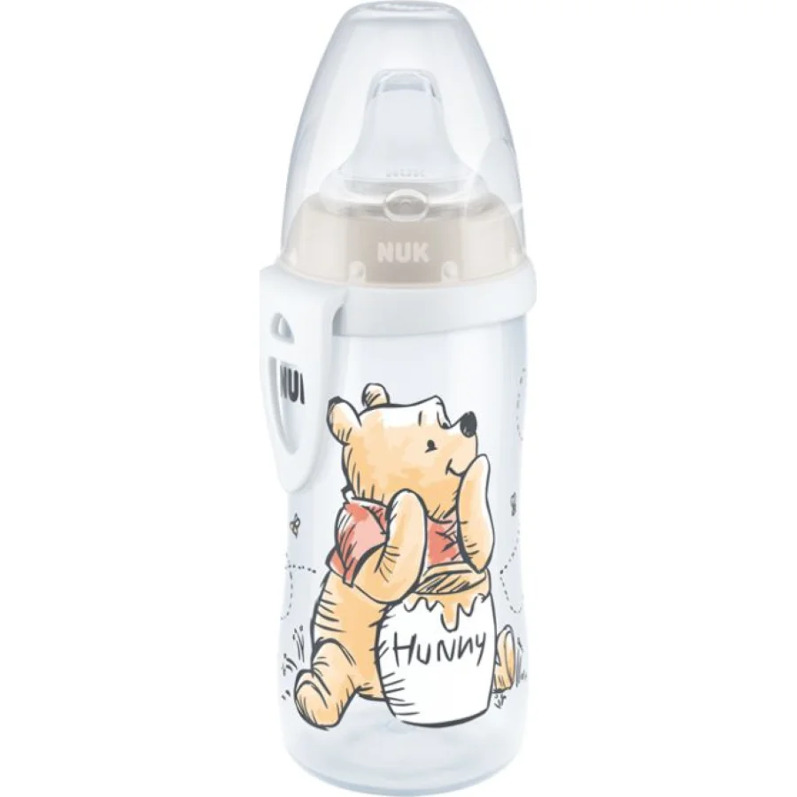NUK active čaša silikon 12 mj+, Winnie the Pooh
