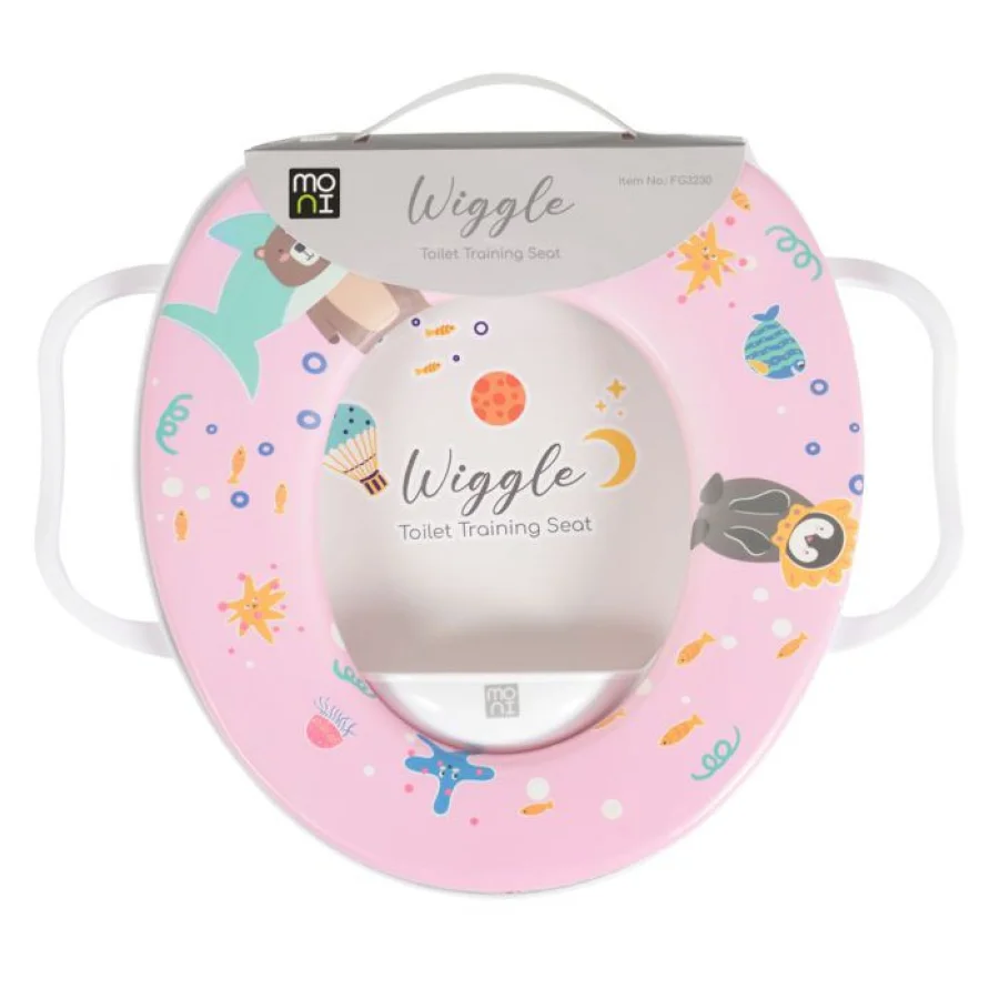 Moni sjedalo za toalet wiggle, rozo