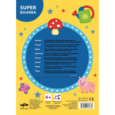 Super bojanka 4+, žuta