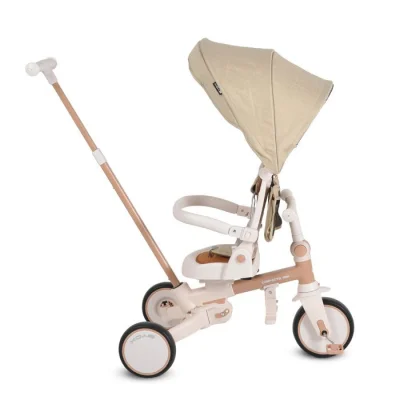 Byox tricikl compacto 4u1, bež