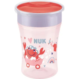 NUK evolution magic cup, 8 mj+, crvena