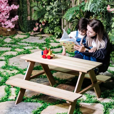 Kukka mini piknik stol za klupama
