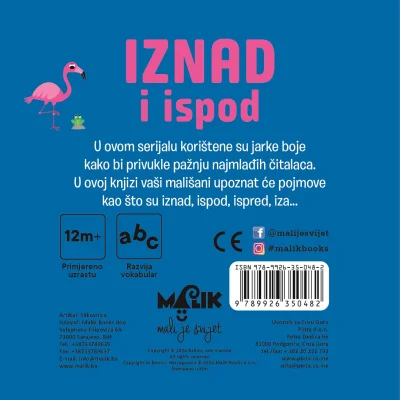 Mali kameleon, iznad i ispod