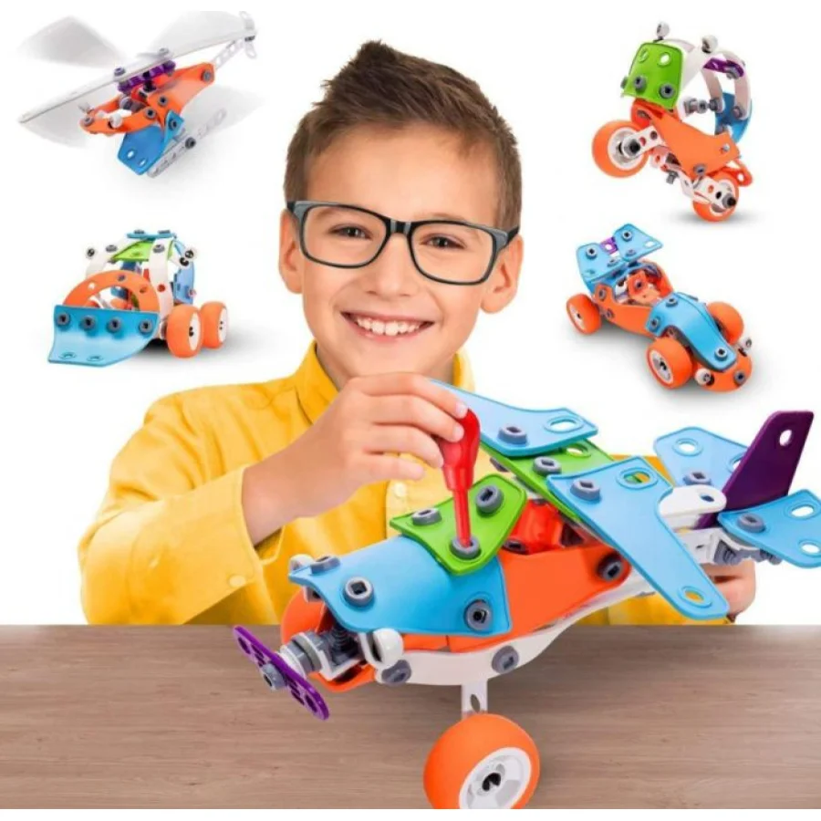 Hoogar kids igračka edukativni građevinski set, 5u1