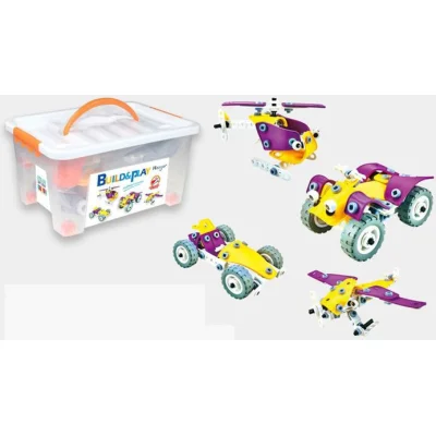 Hoogar steam build&play set 4u1 vozila, 98 kom