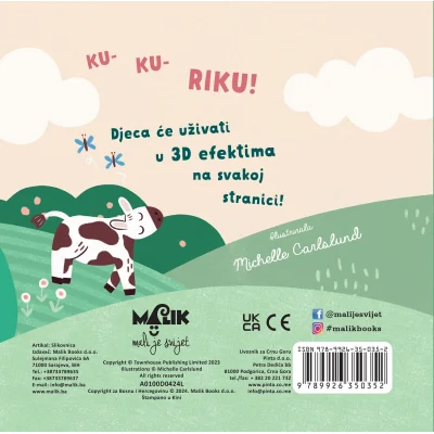 Pop-up, seoske životinje