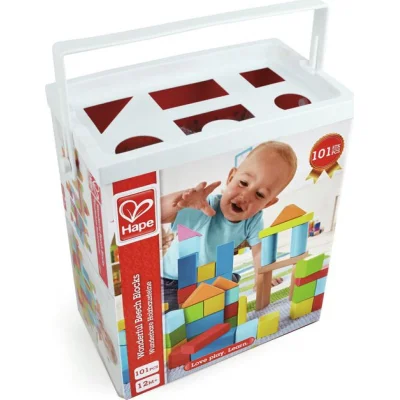 Hape drvene kocke, 101 kom