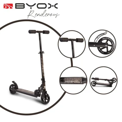 Byox romobil rendevous, crni