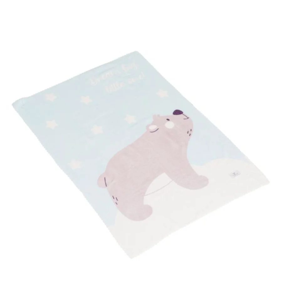 Cangaroo dekica za bebe dreamy bear, plava
