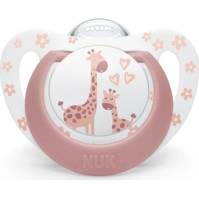 NUK First Choice duda, 0–6 mj., sort, 6 kom