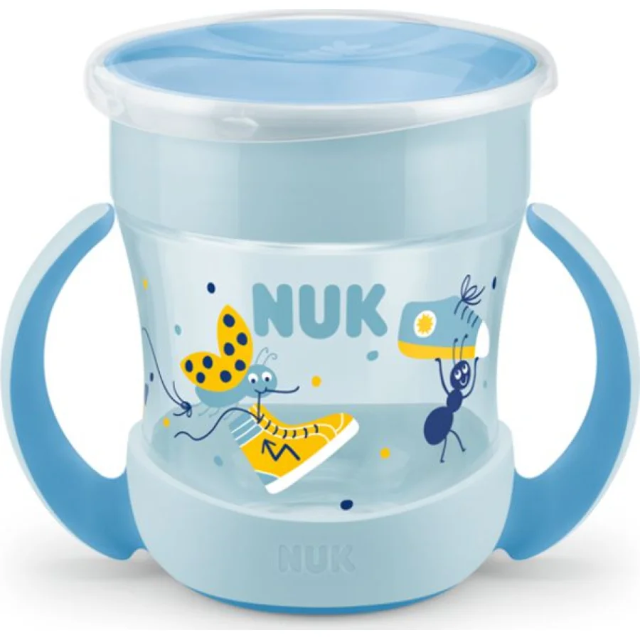 NUK mini magic cup, 6 mj+, plava