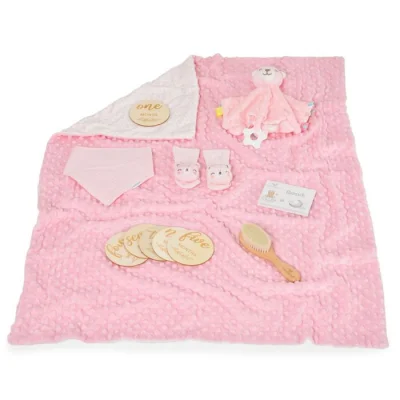 Cangaroo poklon set za bebu bearli, rozi