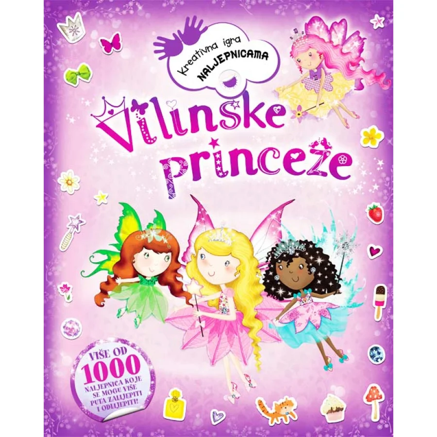 Vilinske princeze, kreativna igra naljepnicama