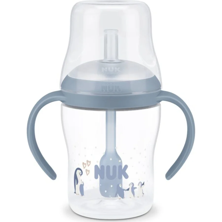 NUK Perfect Match boca za učiti piti sa slamkom, 150 ml, sort
