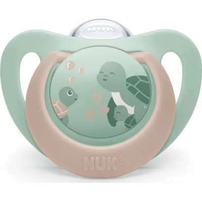 NUK First Choice duda, 6–18 mj., sort, 6 kom