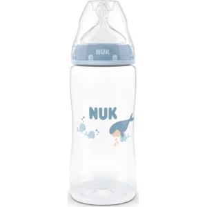 NUK boca First Choice s indikatorom temperature, 300 ml, sort