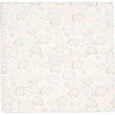 Jollein muslin pelene elephant tales, 3 kom