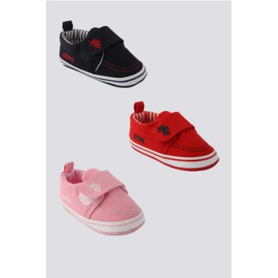 Us Polo Assn nehodajuće cipelice za bebe, crveni