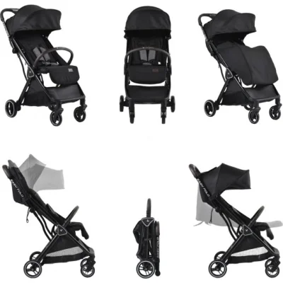 Cangaroo easy fold kolica, crna